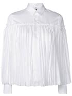 Comme Des Garçons Noir Kei Ninomiya Pleated Shirt - White