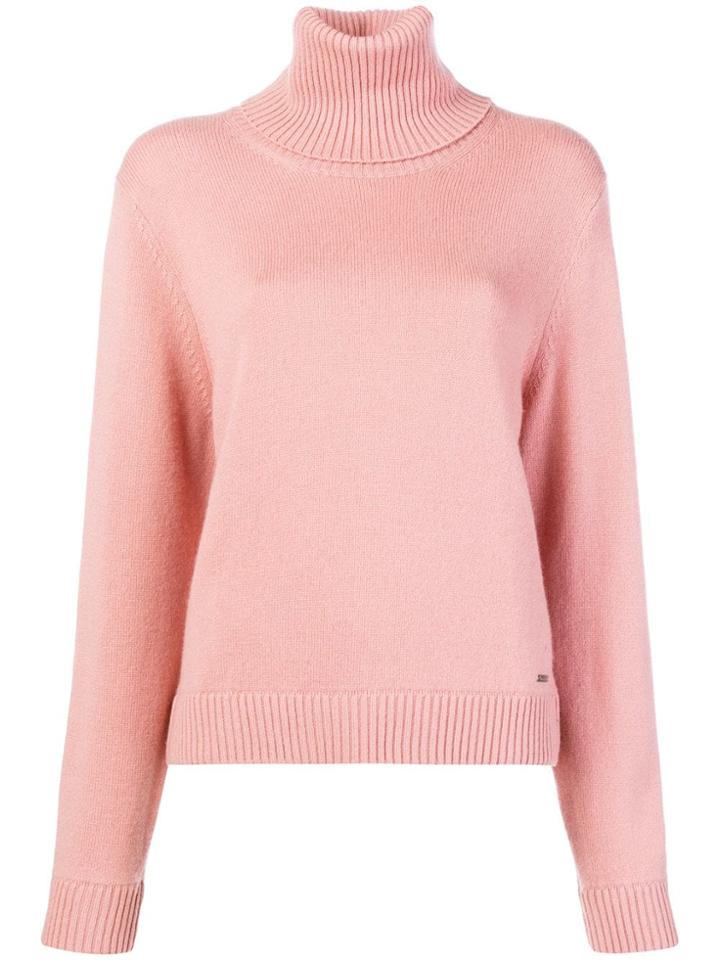 Dsquared2 Roll Neck Jumper - Pink & Purple