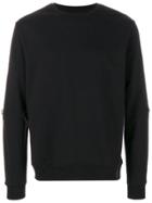 Les Hommes Crew Neck Sweatshirt - Black