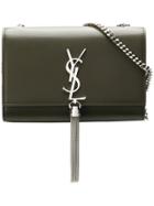 Saint Laurent Kate Chain Tassel Shoulder Bag - Green