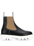 Sofie D'hoore Contrast Heel Foal Boots - Black