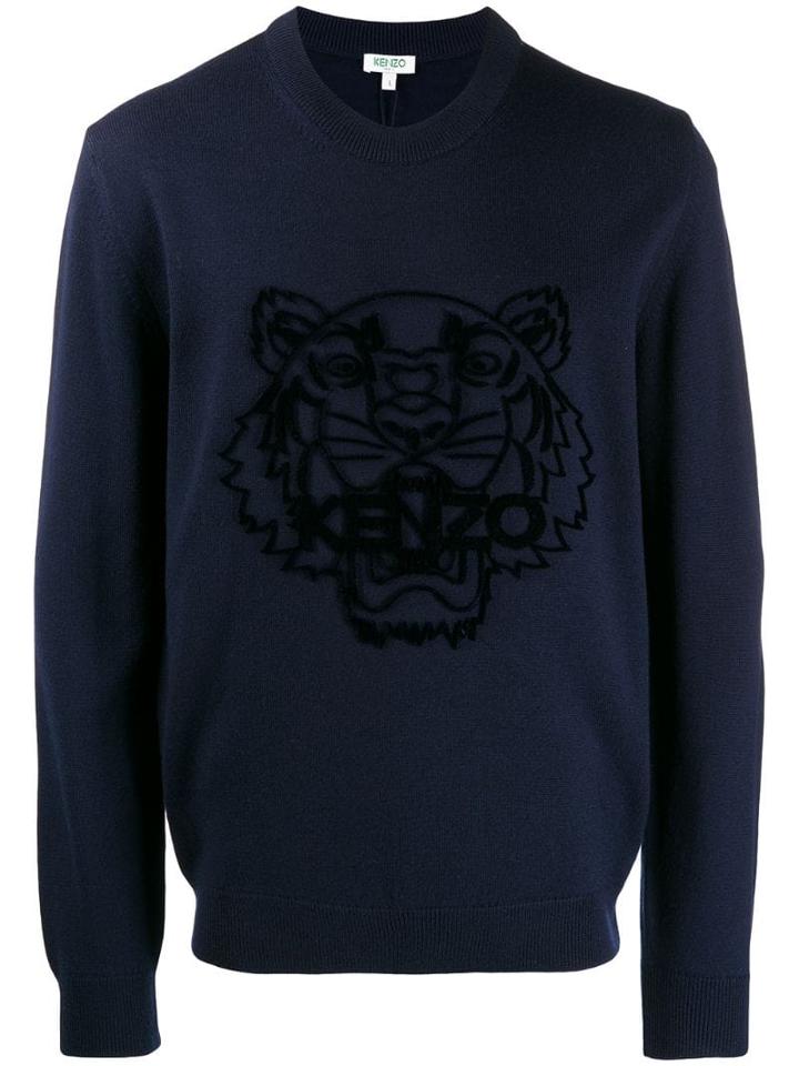 Kenzo Tiger Logo Sweatshirt - Blue