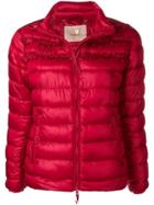 Twin-set Ruffled Puffer Jacket - Red