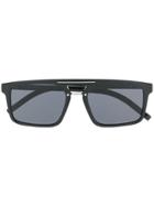 Dior Eyewear Rectangle Frame Sunglasses - Black