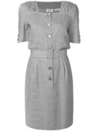 Valentino Pre-owned Belted Dress - Grey