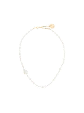 By Alona Beaded Pearl Necklace - White