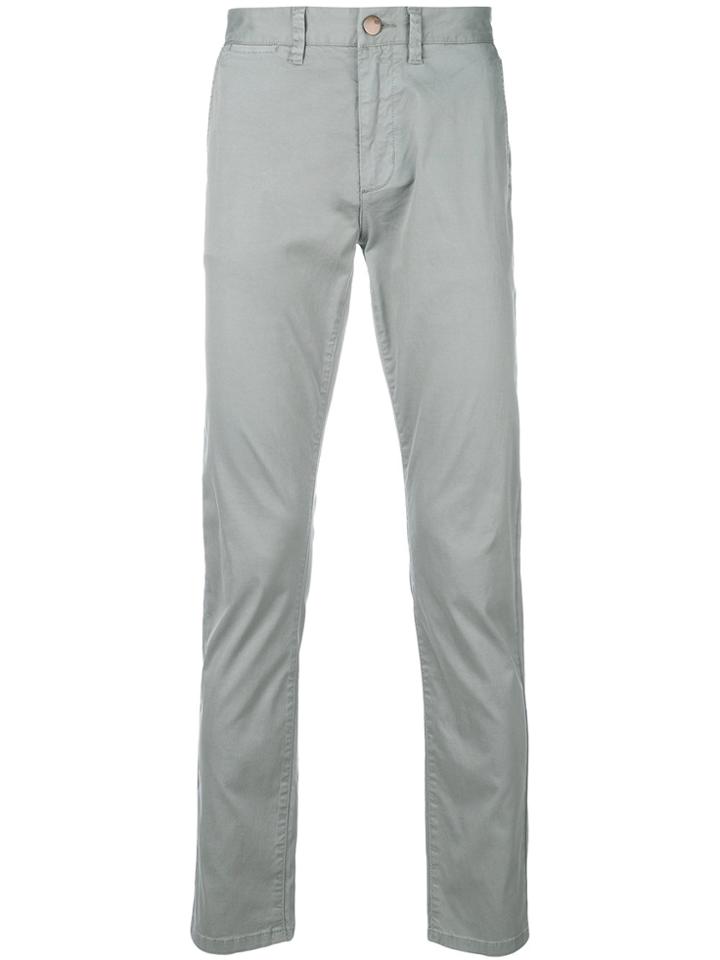 Sun 68 Slim Leg Chinos - Grey