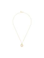 V Jewellery Thea Circle Necklace - Gold