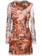 Jean Paul Gaultier Vintage Movie Print Dress, Women's, Size: Small