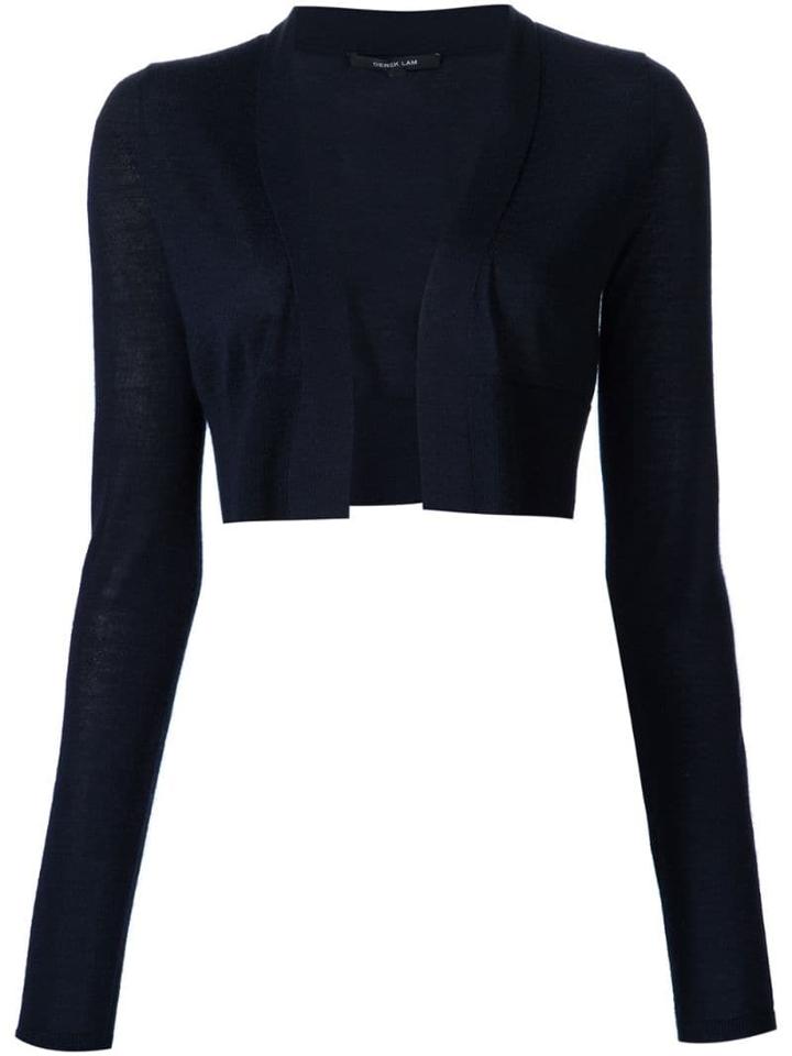 Derek Lam Noemi Long Sleeve Cardigan - Blue
