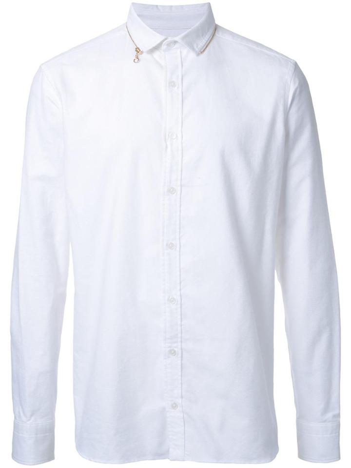 Kolor English Cut-away Collar Shirt - White