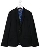 Paul Smith Junior Teen Single Breasted Blazer - Blue