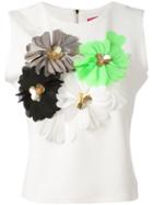 Amuse - Ron Embellished Tank - Women - Cotton/polyester - M, White, Cotton/polyester