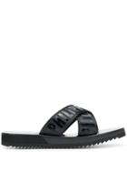 Philipp Plein Tm Criss-cross Slides - Black