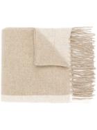 Plantation Two-tone Pocket Scarf - Nude & Neutrals