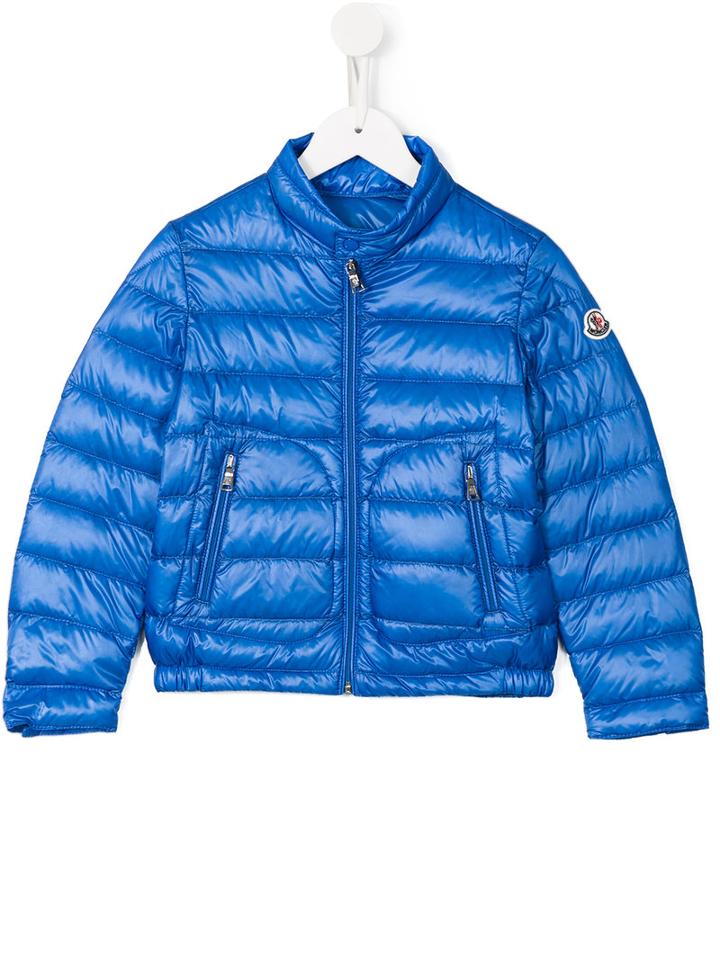 Moncler Kids - Padded Jacket - Kids - Polyamide/feather/goose Down - 6 Yrs, Blue