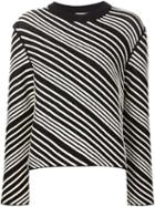 Sonia Rykiel Diagonal Stripe Sweater
