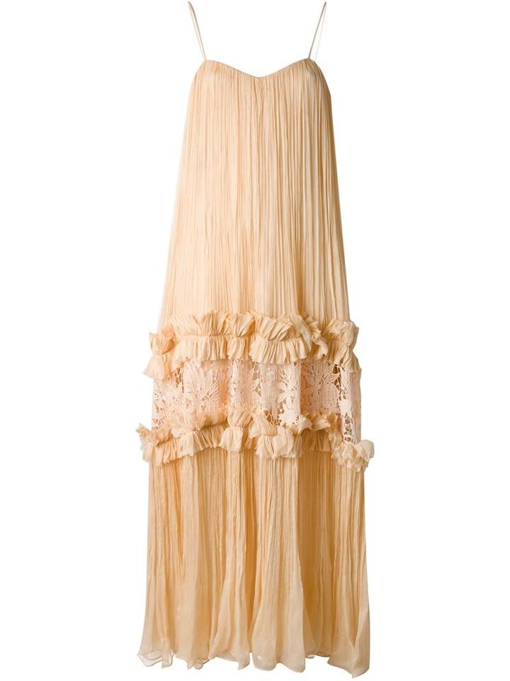 Maria Lucia Hohan Pleated Evening Dress