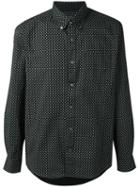 John Varvatos Micro Skull Print Shirt, Men's, Size: Xl, Black, Cotton