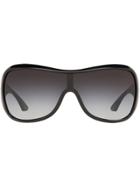 Sarah Jessica Parker X Sunglass Hut Oversized Round Sunglasses - Black