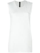 Ilaria Nistri Round Neck Tank Top, Women's, Size: 42, White, Cotton
