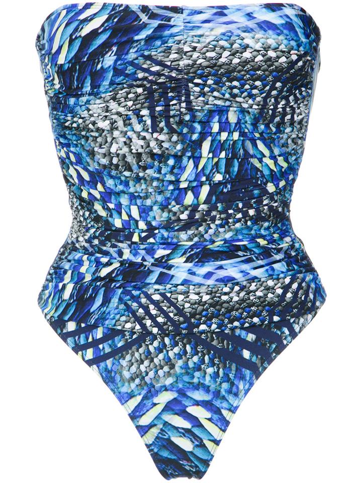Lygia & Nanny Melissa Printed Swimsuit - Blue