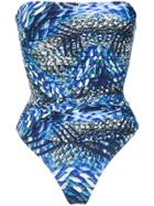 Lygia & Nanny Melissa Printed Swimsuit - Blue