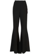 Cinq A Sept Wide Flared Trousers - Black