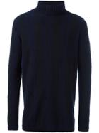 Ziggy Chen Distressed Roll-neck Jumper