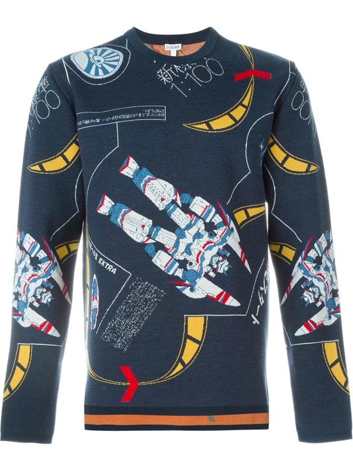 Loewe Robot Intarsia Jumper