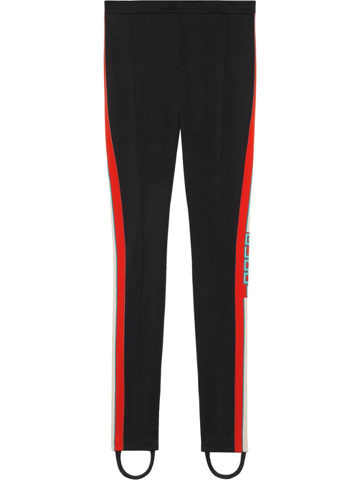 Gucci Technical Jersey Stirrup Leggings - Black