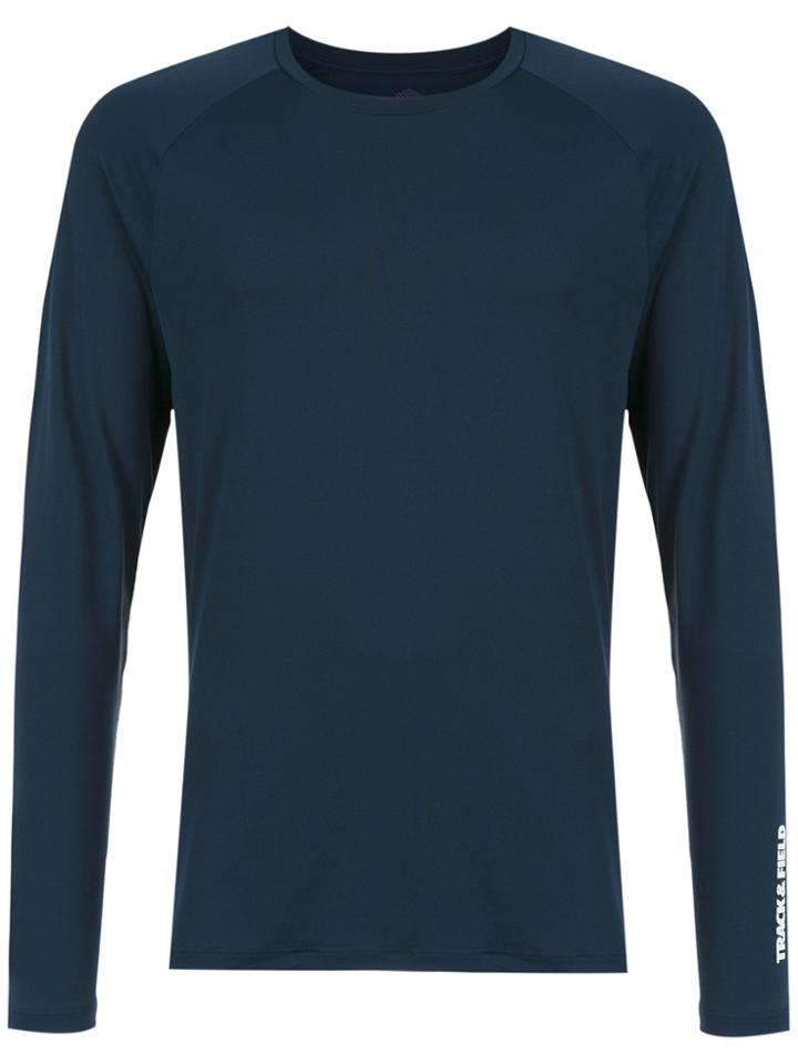 Track & Field Long Sleeved T-shirt - Blue