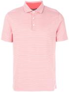 Michael Kors Collection Striped Polo Shirt - Red