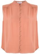 Nk Romain Drop Fiona Silk Shirt - Pink