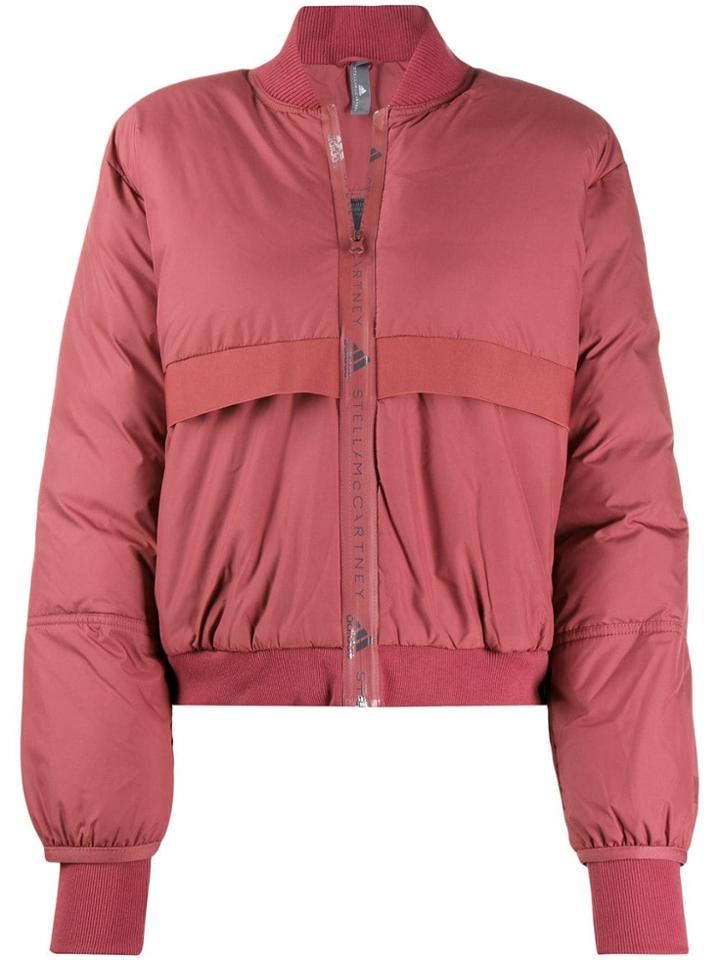 Adidas By Stella Mcmartney Padded Bomber Jacket - Pink