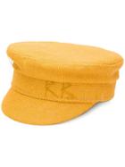 Ruslan Baginskiy Embroidered Logo Peaked Hat - Yellow