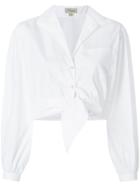 Temperley London Villa Tie Waist Shirt - White