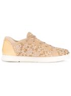 Stuart Weitzman Rock Me Baby Sneakers - Nude & Neutrals