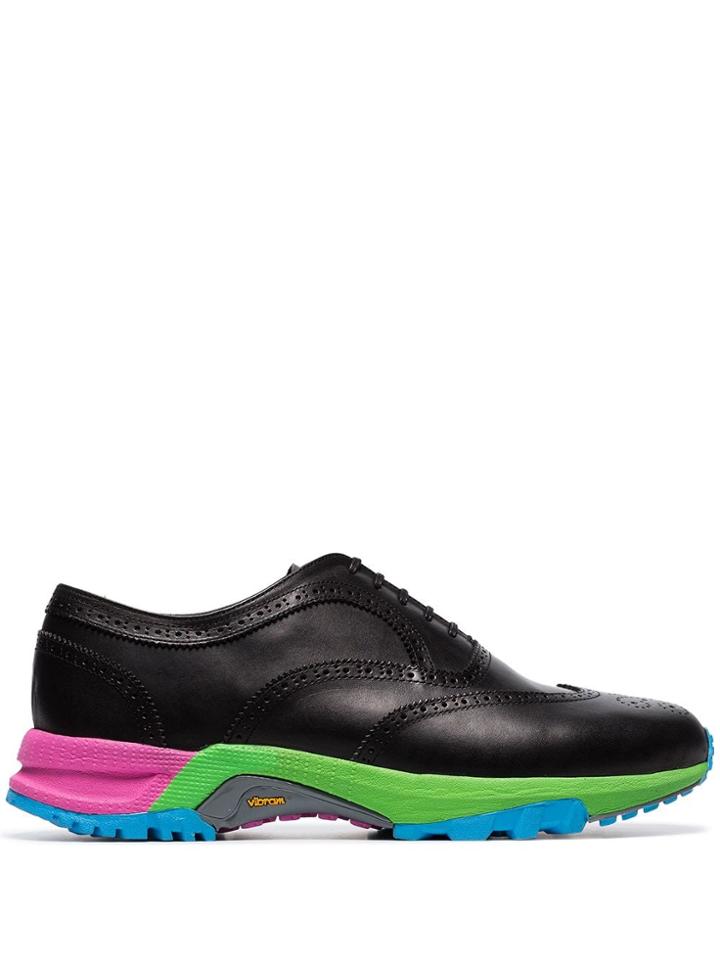 Comme Des Garçons Homme Plus Black Vibram Wingtip Contrast Sole