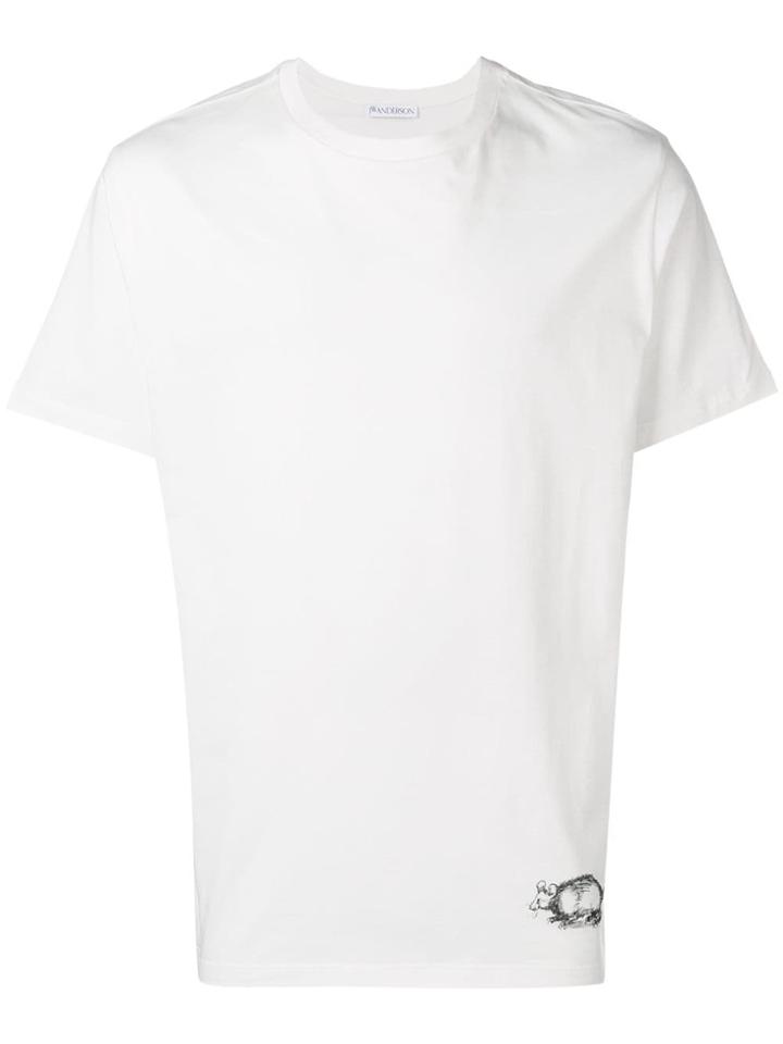 Jw Anderson Mouse Print T-shirt - White
