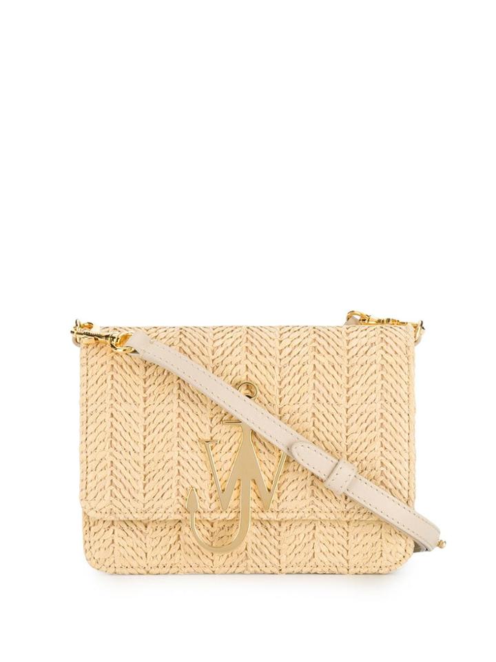 Jw Anderson Anchor Logo Crossbody Bag - Neutrals