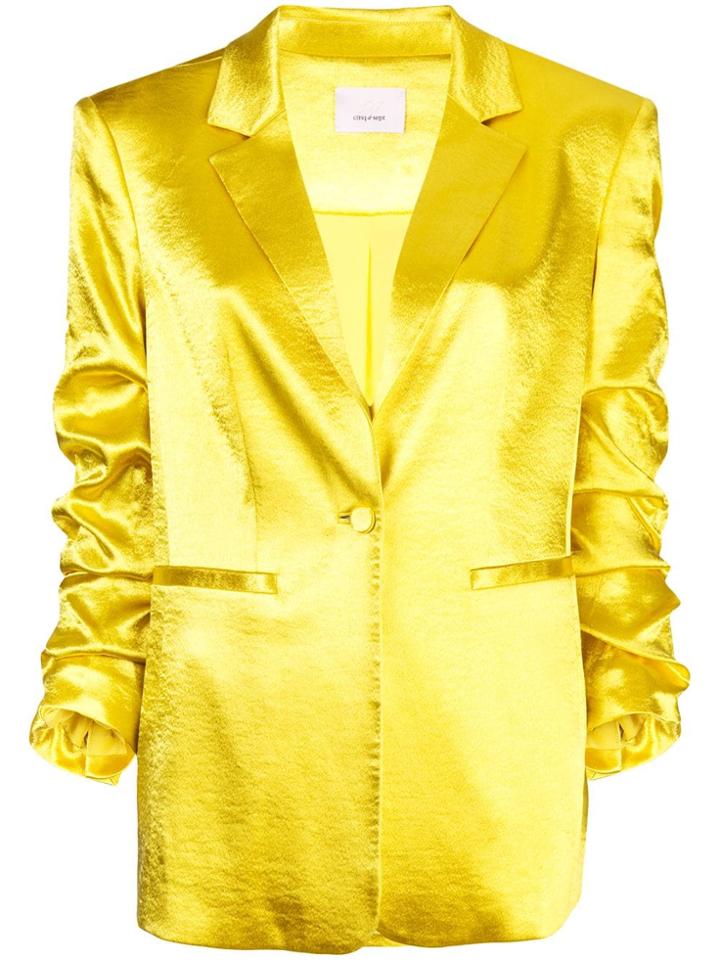 Cinq A Sept Kylie Single-breasted Blazer - Yellow