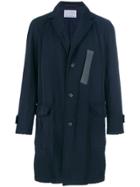 Kolor Buttoned Coat - Blue