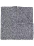 D.exterior Sequin Fine Knit Scarf - Grey