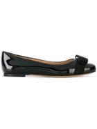 Salvatore Ferragamo Varina Ballerina Shoes - Black