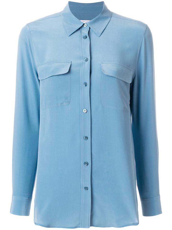Equipment Chest Pockets Shirt - Blue