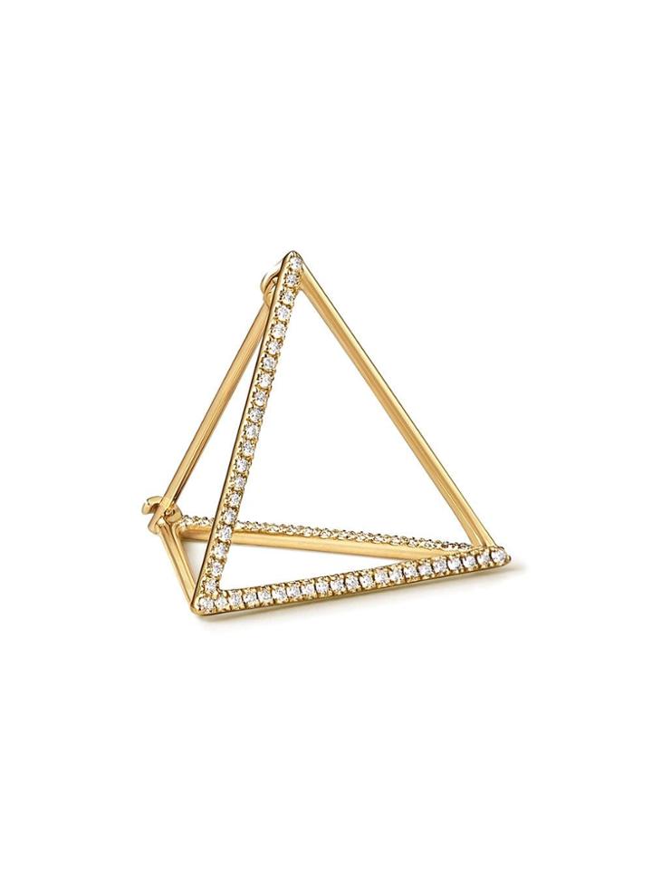 Shihara Diamond Triangle Earring 20 (03) - Metallic