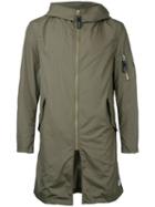 Factotum - Hooded Raincoat - Men - Nylon - 48, Green, Nylon
