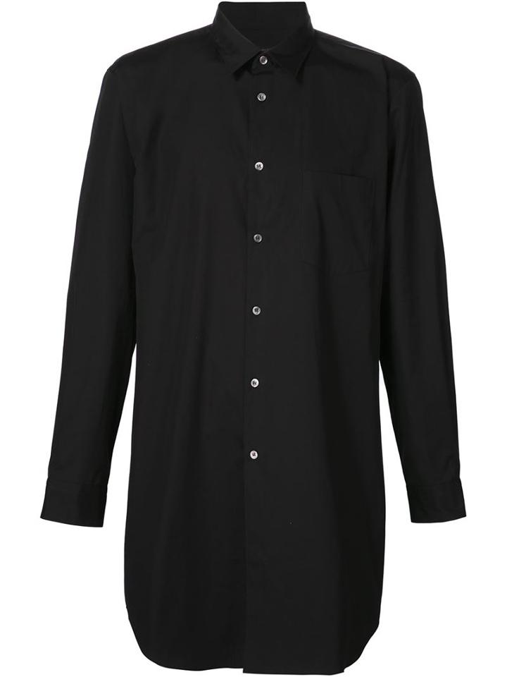 Comme Des Garçons Homme Plus Oversized Shirt, Men's, Size: Xs, Black, Cotton