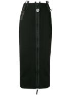 Diesel Zipped Fitted Skirt - Black